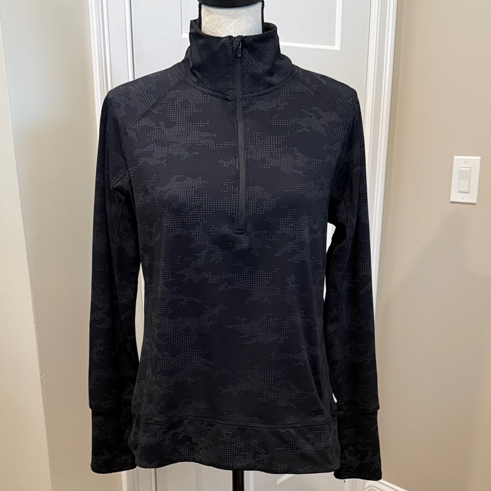 Mondetta Black Quarter-Zip Pullover